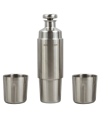 High Camp Firelight Flask 750ml - Stainless Steel