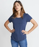 Boyfriend Pocket Tee Mood Indigo