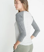 Baseball Raglan Ash/Flax Grey