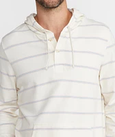 Beach Hoodie Natural Stripe