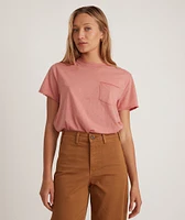 Boyfriend Crew Tee Barn Red