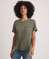 Boyfriend Crew Tee Dusty Olive