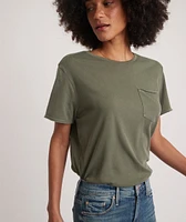 Boyfriend Crew Tee Dusty Olive