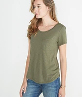Boyfriend Pocket Tee Admiral Green