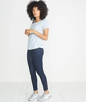 Boyfriend Pocket Tee Carolina Blue
