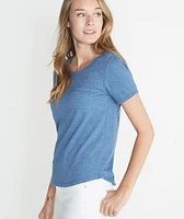 Boyfriend Pocket Tee True Denim