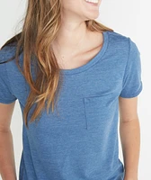 Boyfriend Pocket Tee True Denim