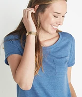 Boyfriend Pocket Tee True Denim