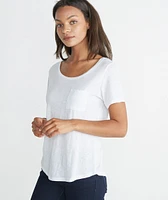 Boyfriend Pocket Tee - White