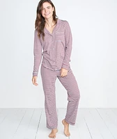 Classic PJ Pant Rosewood Stripe