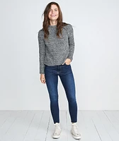 Cleo Mock Neck Sweater Grey