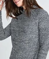 Cleo Mock Neck Sweater Grey