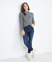 Cleo Mock Neck Sweater Grey