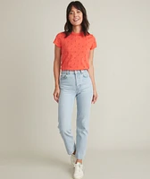 Classic Crew Tee All Over Lightning Bolt Print