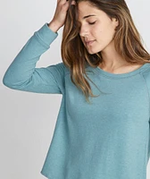 Double Knit Raglan Surf Green