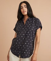 Dana Shirt Black/White Mystic Print