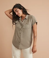 Dana Utility Shirt Dusty Sage