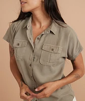 Dana Utility Shirt Dusty Sage