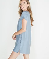 Delta Dress Faded Sky Blue