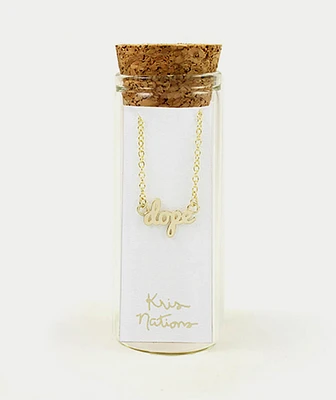 Kris Nations Dope Script Necklace