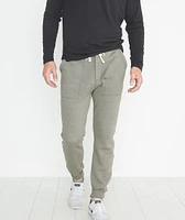 Emmett Sherpa Jogger Worn Olive