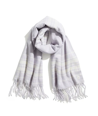 Exploded Plaid Scarf in Lavender Plaid