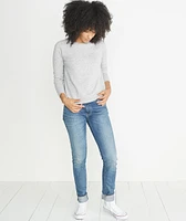 Harlow Cashmere Swing Crewneck Sweater