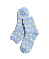 Hi-Ankle Sock in Smiley Print