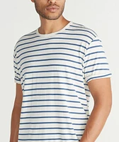 Jeffrey Stripe Crew