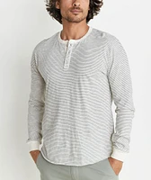 Lightweight Henley - Natural/Black