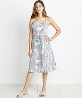 Lily Dress Geo Palm Print