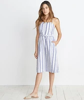 Lily Dress Blue/White Stripe