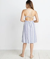 Lily Dress Blue/White Stripe