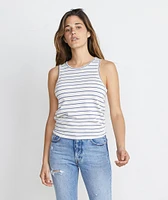 Lori Tie Back Tank Marlin/White Stripe