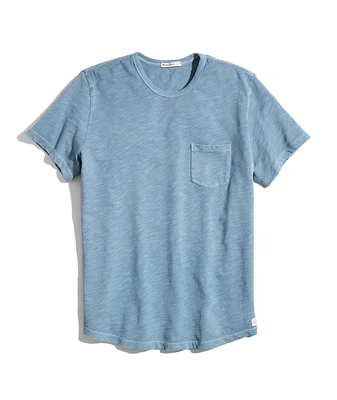 Vintage Heavy Slub Pocket Tee Provincial Blue