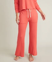 Luxe Waffle Wide Leg PJ Pant Bittersweet Red