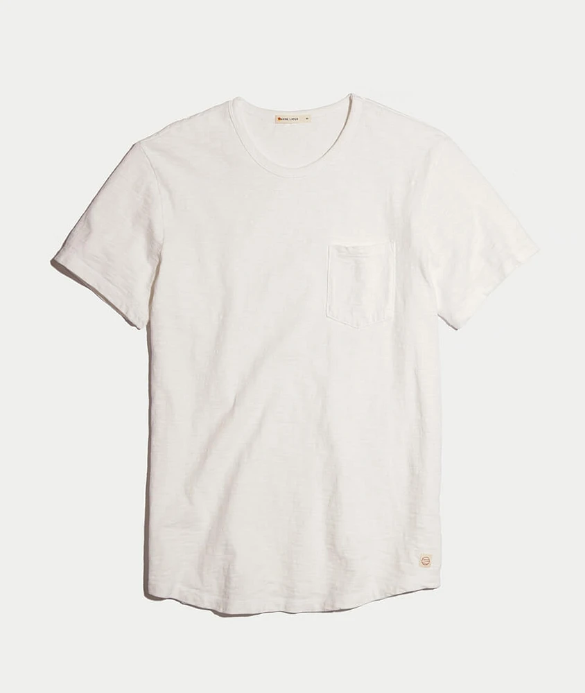 Saddle Pocket Tee Natural