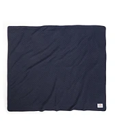Corbet Blanket in Navy Heather