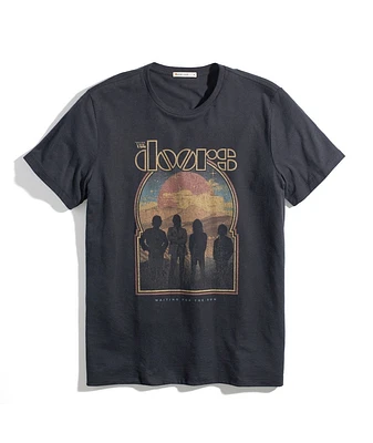 The Doors Unisex Tee Faded Black