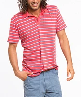 Benji Striped Polo - Red and Blue