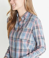 Marigold Plaid Button Down