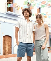 Walk Short Vintage Indigo Print