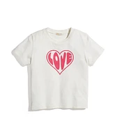 Mini Love SS Crew Tee Pristine