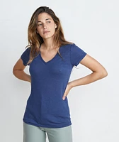 Slub V-Neck Twilight