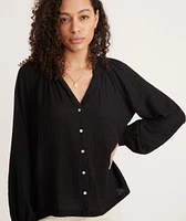 Nixi Collarless Blouse