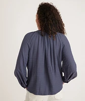 Nixi Collarless Blouse