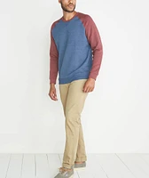 Nolan Crewneck Deep Denim/Syrah