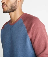 Nolan Crewneck Deep Denim/Syrah