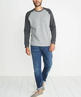 Nolan Crewneck Heather Grey/Charcoal