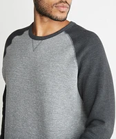 Nolan Crewneck Heather Grey/Charcoal